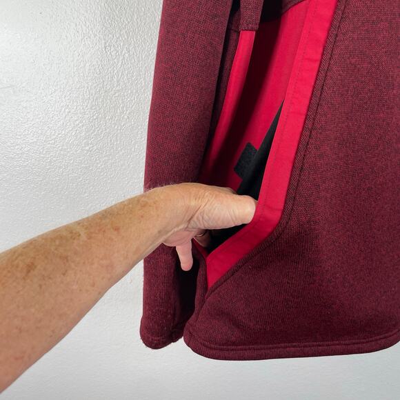 Reel Life Red Quarter Zip Pull Over Sweater Men's XXL Outdoors Fishing - Picture 8 of 14